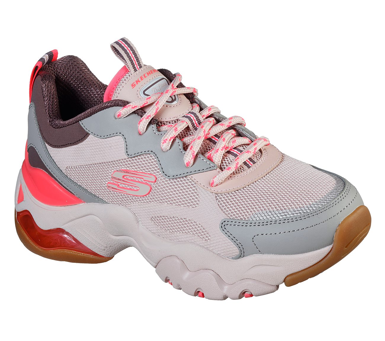 Skechers d'lites sales mujer naranja